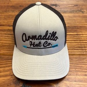 Armadillo Hat Company Tan Trucker Hat